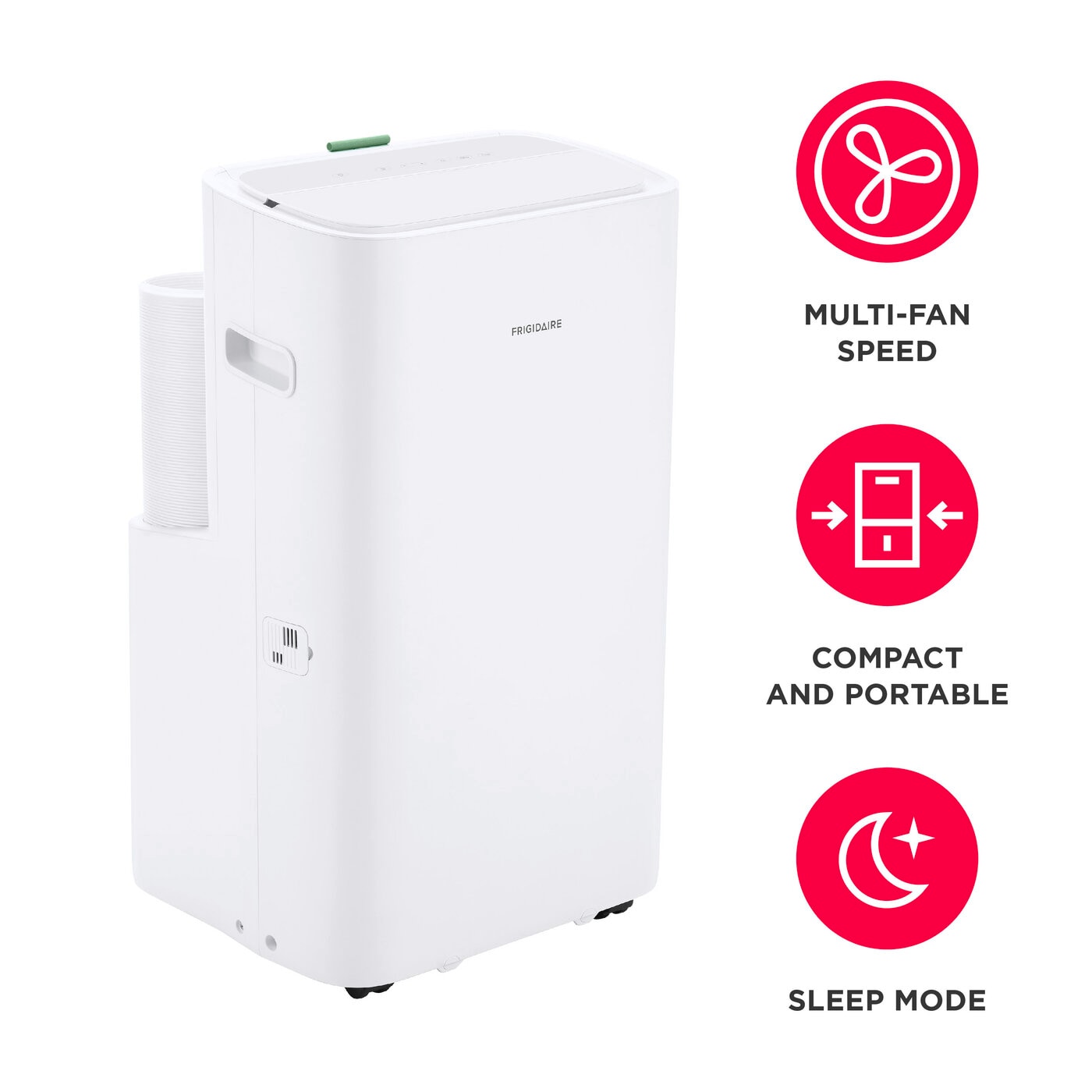 FHPC142AA1_EC2 Frigidaire 14000 BTU 3-in-1 Connected Portable Air Conditioner in White