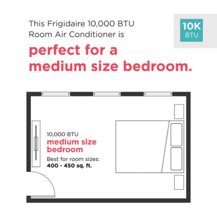 Frigidaire Gallery 10,000 BTU Smart Inverter Window Air Conditioner White